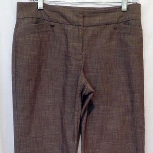 BCX Brown Wide Leg Dress Pants